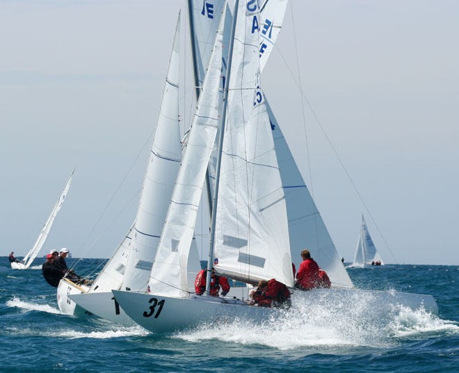 Etchells Worlds - strong conditions © Sail-World.com /AUS http://www.sail-world.com